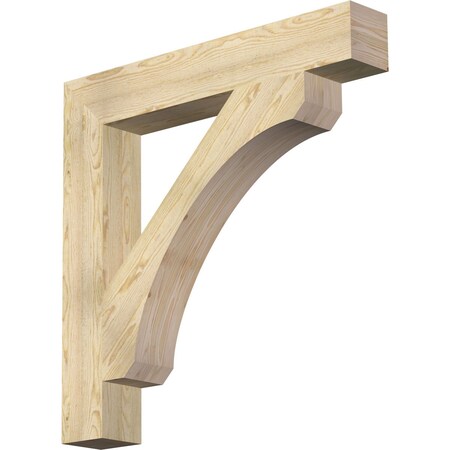 Ekena Millwork Legacy Block Rough Sawn Bracket, Douglas Fir, 6"W x 40"D x 40"H BKT06X40X40LEC05RDF